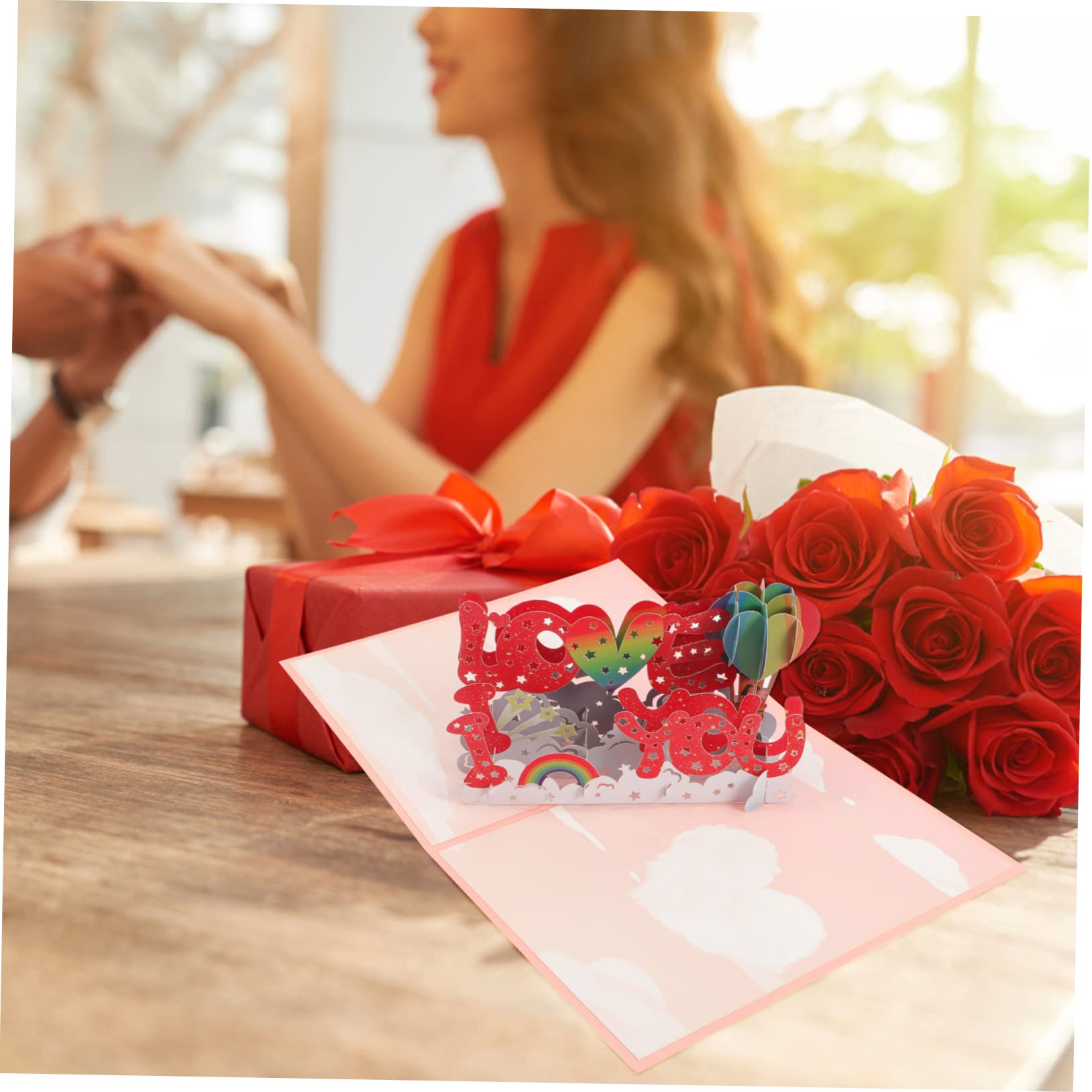 STOBOK 5sätze Glückwunschkarten Handgefertigte Papierkunst Für Hochzeit Jahrestag Valentinstag Und Geburtstage Ausdruck Von Liebe Und Zuneigung
