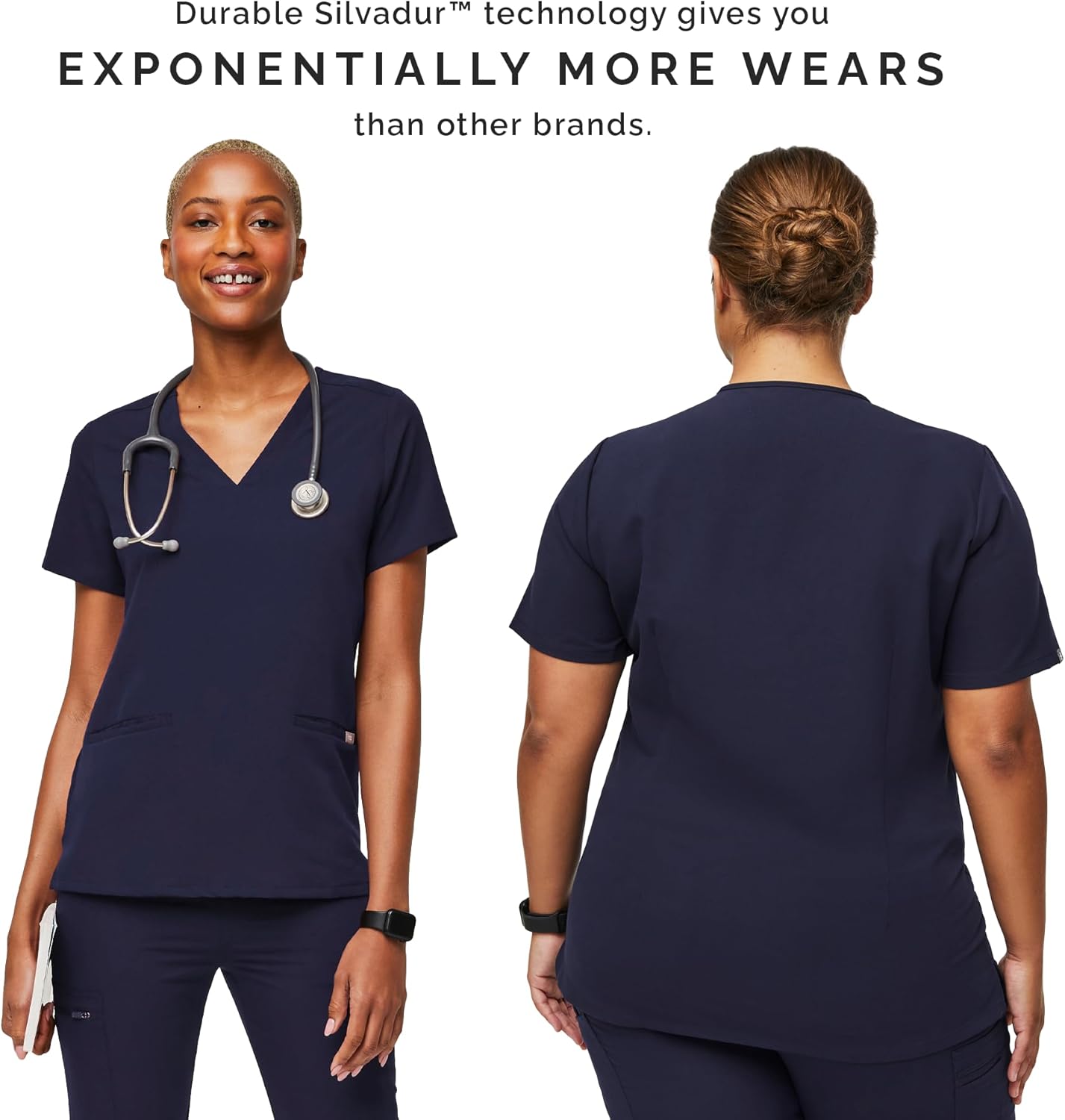 FIGS Casma Scrub Top for Women — Classic Fit, 3 Pockets, Four-Way Stretch, Anti-Wrinkle - Image 6
