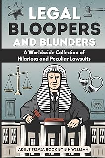 Legal Bloopers and Blunders Adult Trivia Book: A Worldwide Collection of Hilarioius and Peculiar Lawsuits