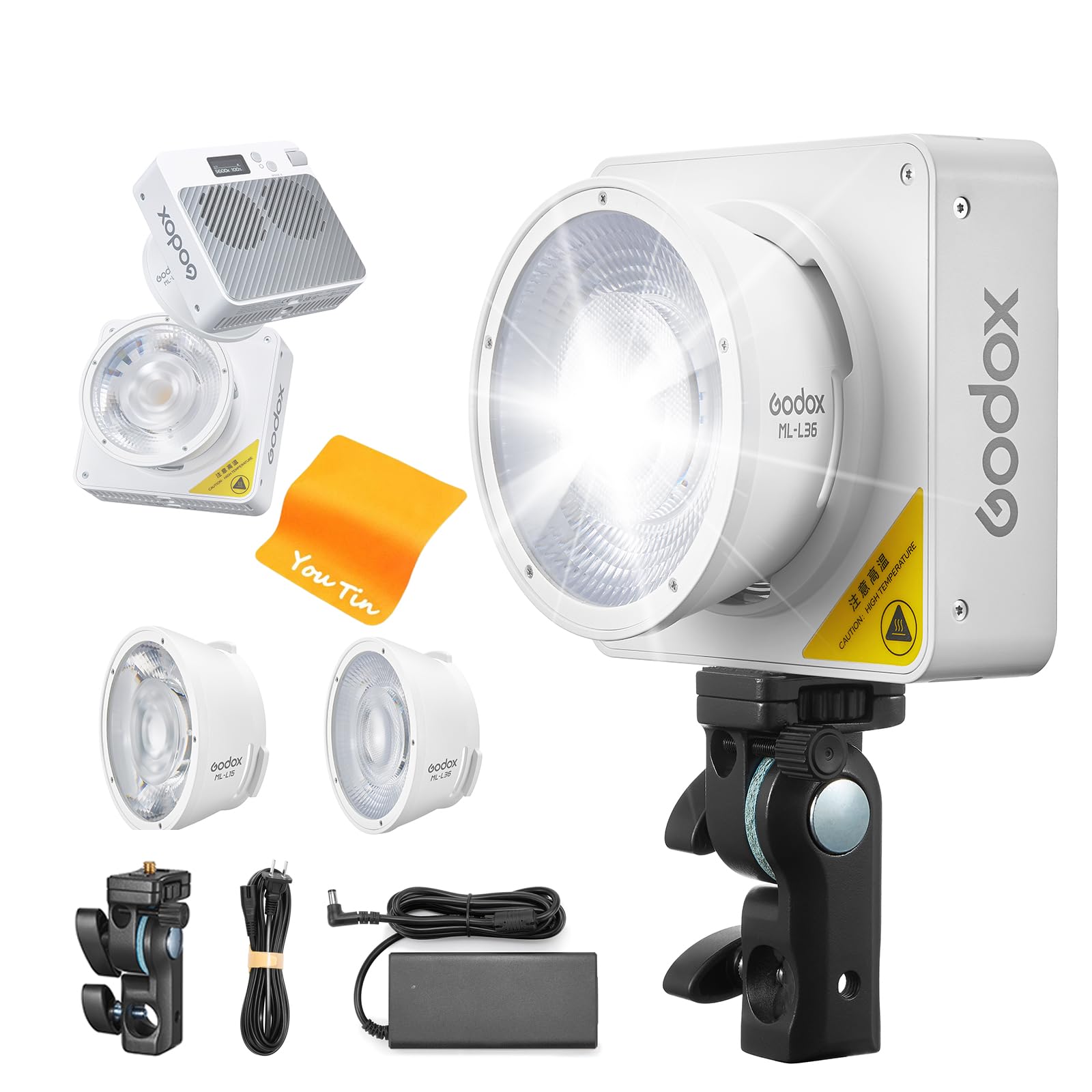 Amazon.co.jp: Godox ML100Bi 120W ハンドヘルド LED ビデオライト 15