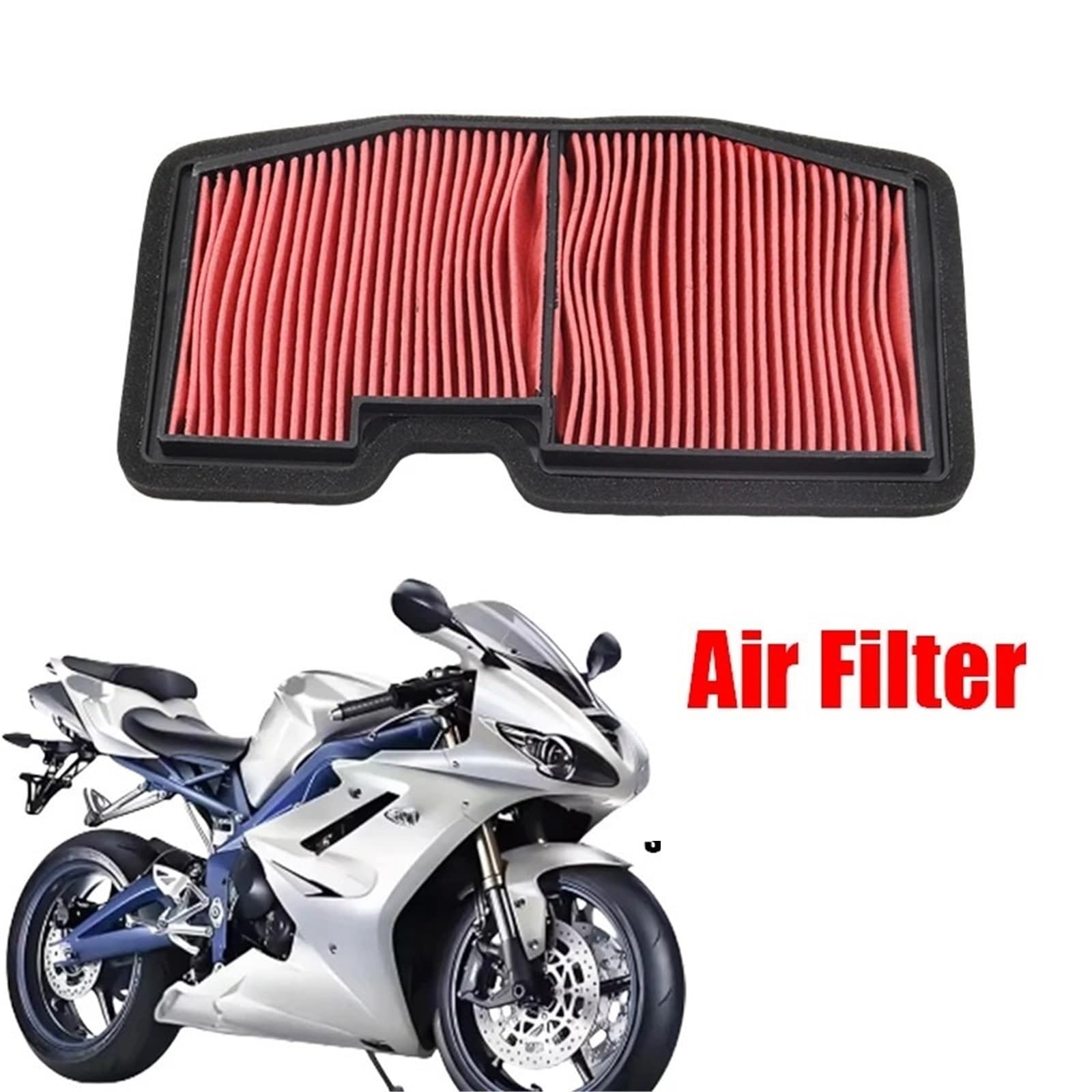 Środek Do Czyszczenia Filtra Powietrza Motocyklowego Pasujący Daytona 675 R. Pasuje Motocykla Street Triple 2013-2017 wkład filtra powietrza filtr powietrza zamienny