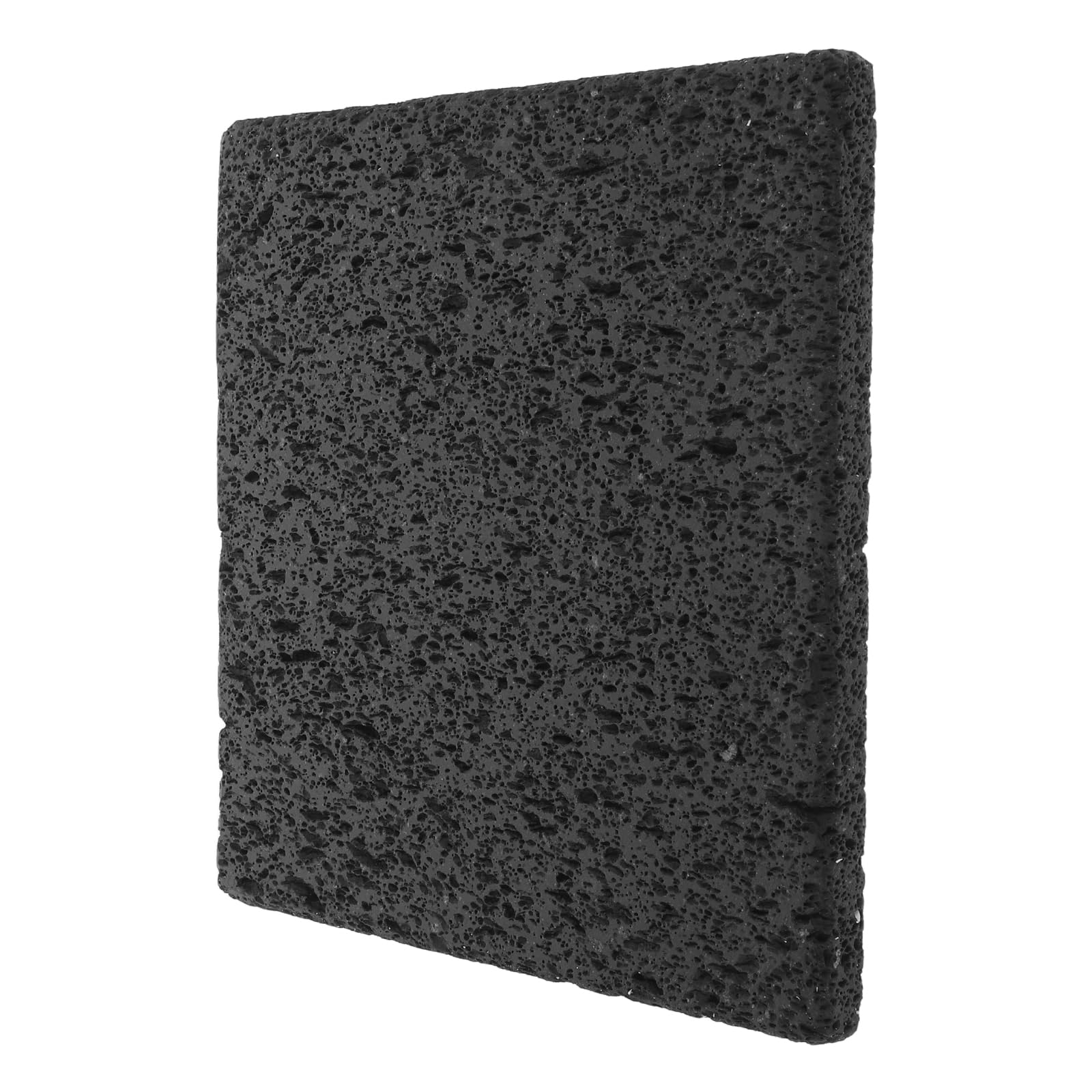Piastra in Pietra Vulcanica Griglia Coreana 20x20x1,5 Cm per Barbecue a Gas, Pietra da Forno Naturale per Teppanyaki, Cottura Sana di Carne, Verdure e Frutti di Mare, Uso Interno
