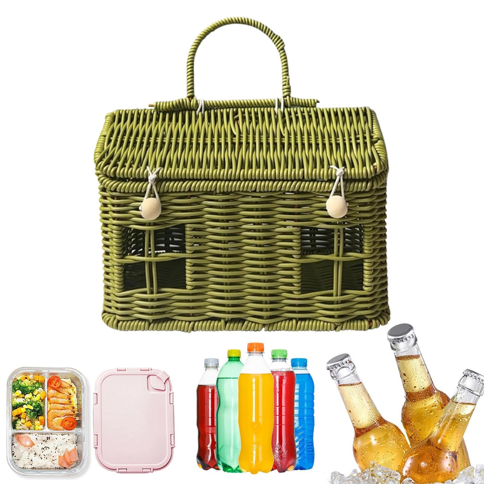 Panier en forme de maison : l'authenticité d'une décoration tissée de qualité