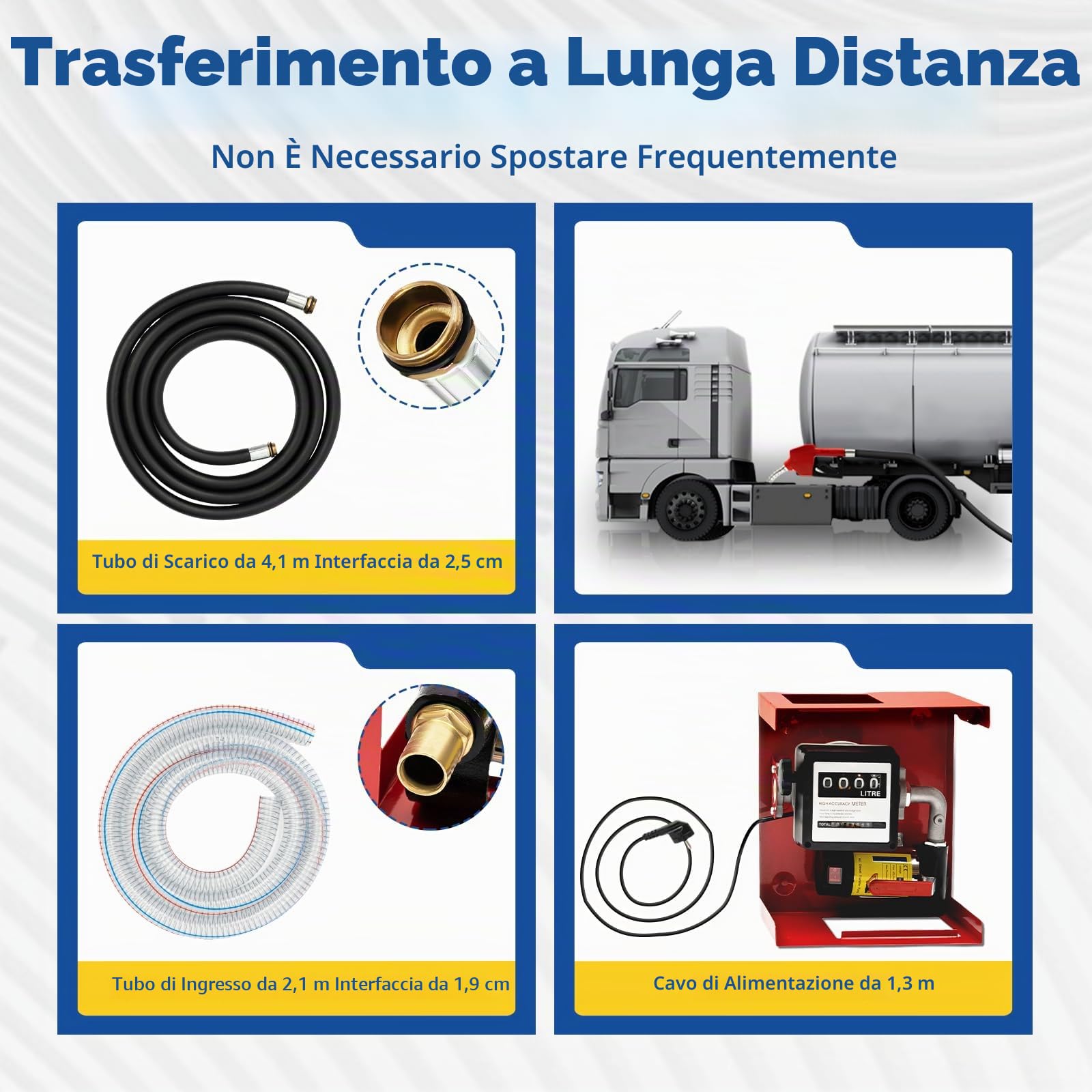 Pompa diesel, 230 V, 200 W, 50 l/min, pompa diesel autoadescante, set completo, pistola automatica dell'olio, con filtro diesel e maniglia, stazione di benzina, impianto di benzina, pompa dell'olio