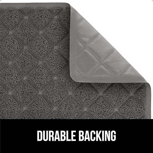 Miniatura 4 de GORILLA GRIP Tapete para caja de arena para gatos, resistente al agua, respaldo texturizado, fácil de limpiar, menos residuos y suelos limpios, 30 x