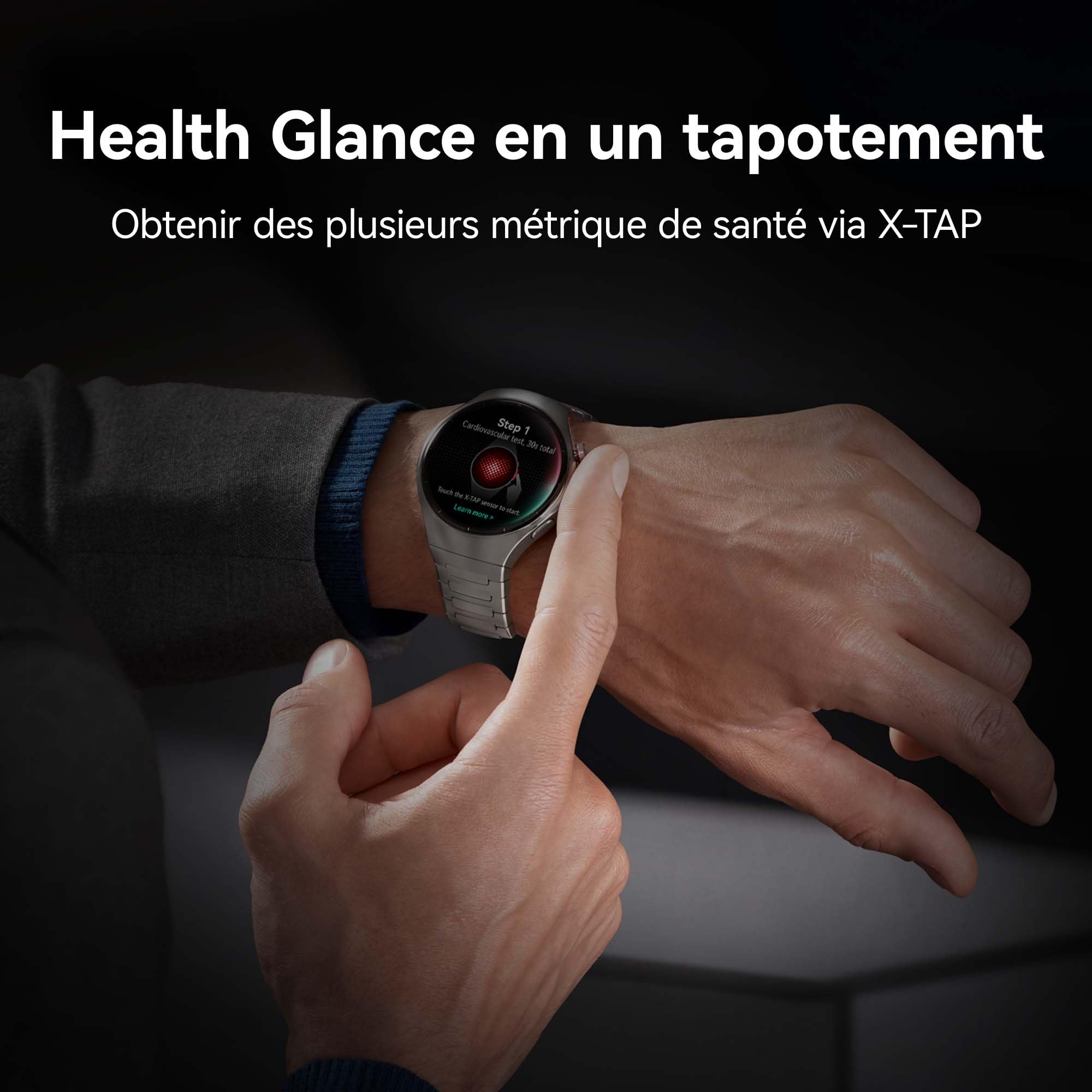 HUAWEI Watch 5 46mm Montre connectée, Garantie prolongée de 6 Mois, Marron | Technologie X-Tap à détection Multiple, Votre santé en Un Coup d'œil, eSIM, ECG,Smart Gestures, pour Android et iOS