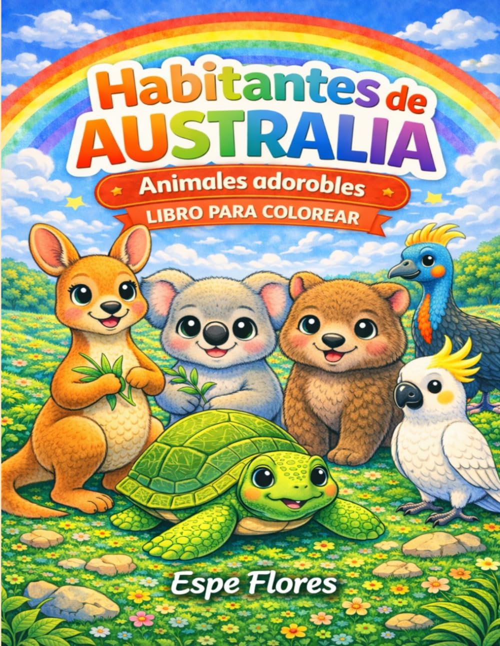Habitantes de Australia (Pequeño Mundo para Colorear)