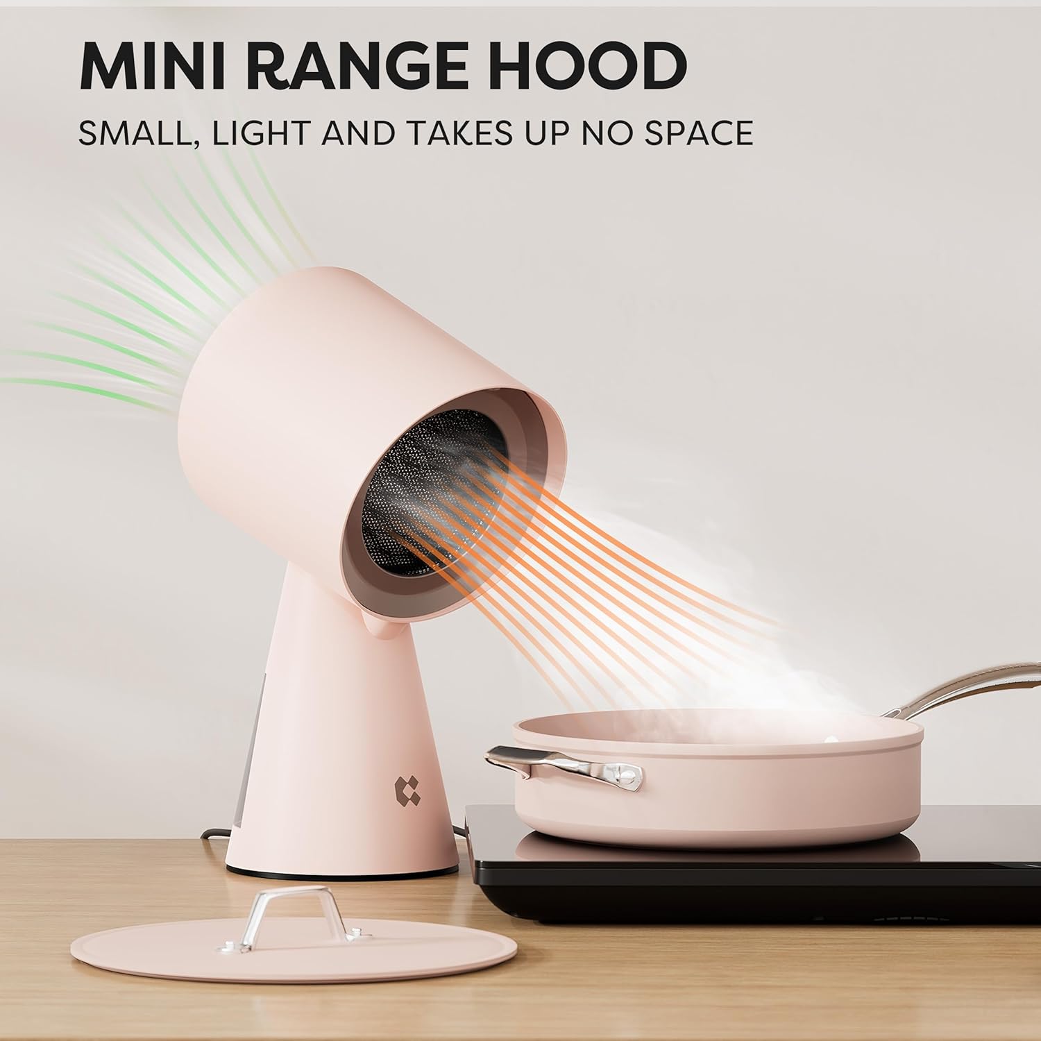 CIARRA CBPHP01 Mini Hotte Aspirante - Compacte, Filtre à Charbon Multi-Filtration, 2 Vitesses - Amélioration de la Qualité de l'Air - Image détaillée