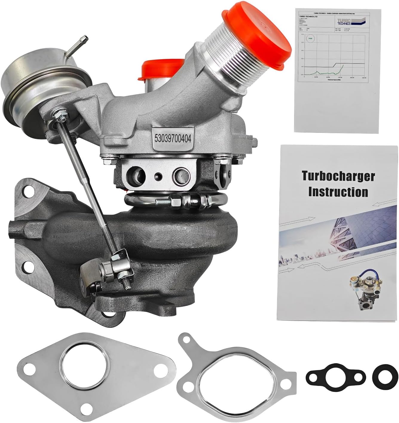 K01S Turbocharger Compatible with Ford F-150 15-17 2.7L V6, Fusion Sport 17-19, Edge/Titanium 15-18, Lincoln MKX 16-18, Lincoln Continental 17-20 — Repl. 53039700404, 2.7L V6 Only