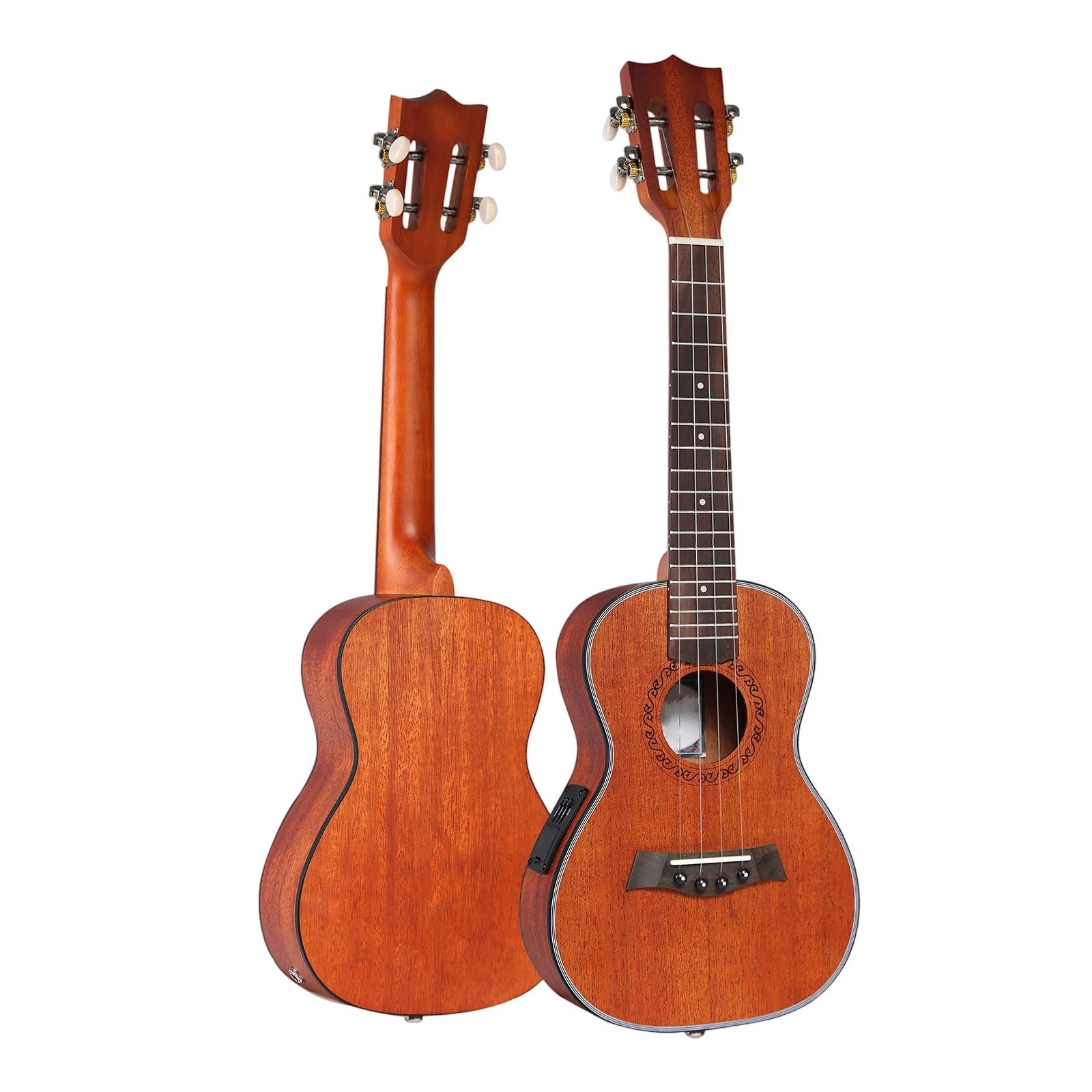 Strumento A Corda Per Prestazioni Acustiche Elettriche E Acustiche Per Ukulele In Legno Massello Da 23 Pollici Ukulele