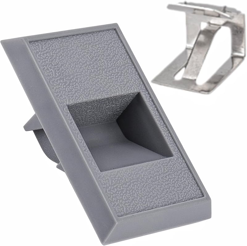 4020284450K Electrical Panel Door Latchs Kit for Square D QO & Homeline | Load Centers Distribution & Home Generator Panels Replacement Lock｜Gray Cabinet Door Clip with Spring Hook
