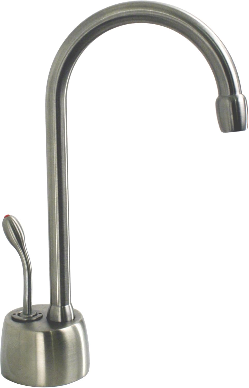 Westbrass DT1F271-20 Develosah 9" 1-Handle Hot Water Dispenser Faucet with HotMaster DigiHot Digital Tank System and In-line Water Filter, Stainless Steel