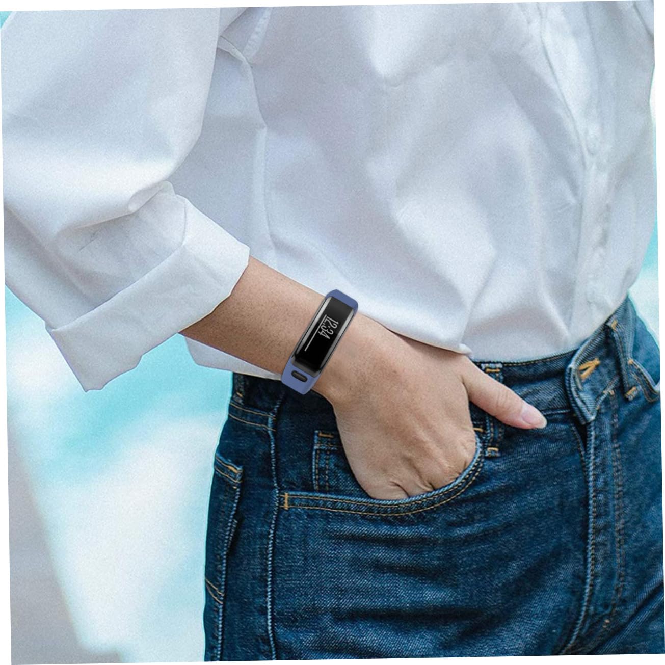 Homoyoyo 3 Bandas Pulsera Ligera Para Reloj Reloj De Ejercicio Correa Ajustable Correas De De De Silicona De De Liberación Rápida De De