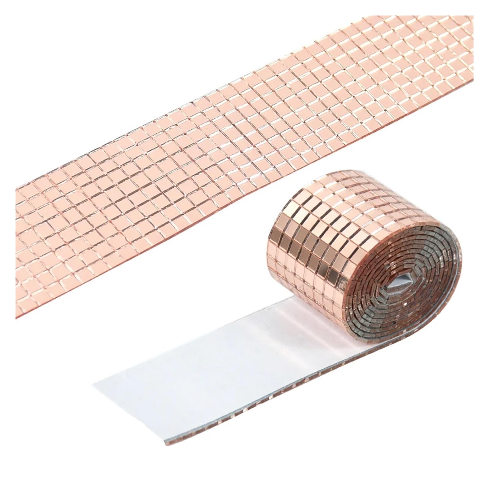 Sppeoukj Red Self-Adhesive Real Glass Craft Mini Square Mirrors Mosaic Tiles Decorative Diy 5 * 5Mm(,1Cm*1Cm,60Cm)