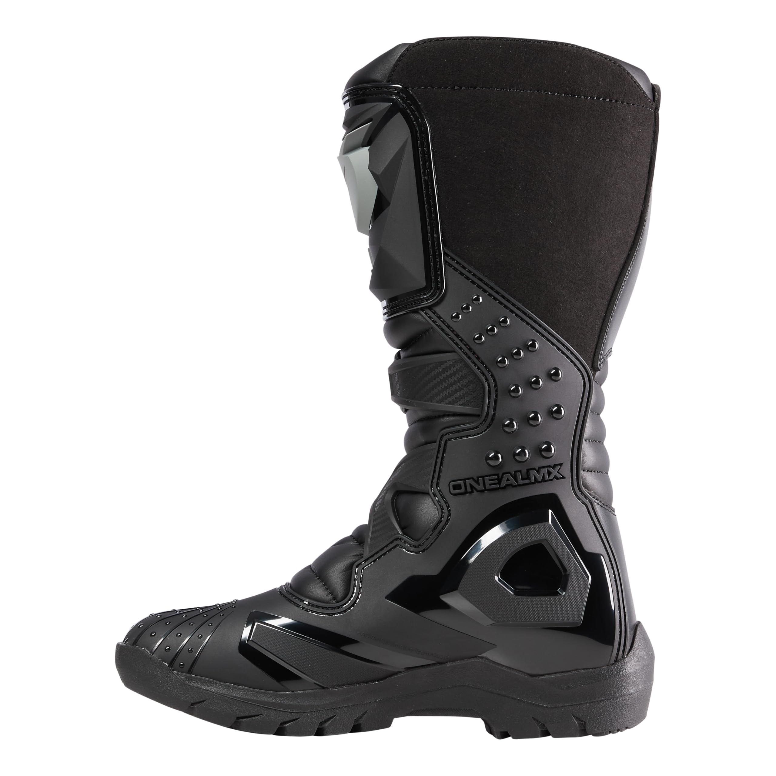 O'NEAL | Botas Motocross MX Enduro | Protección interna tobillo, pie y cambio, forro perforado | Botas RSX Adventure V.24 | Adulto | Negro