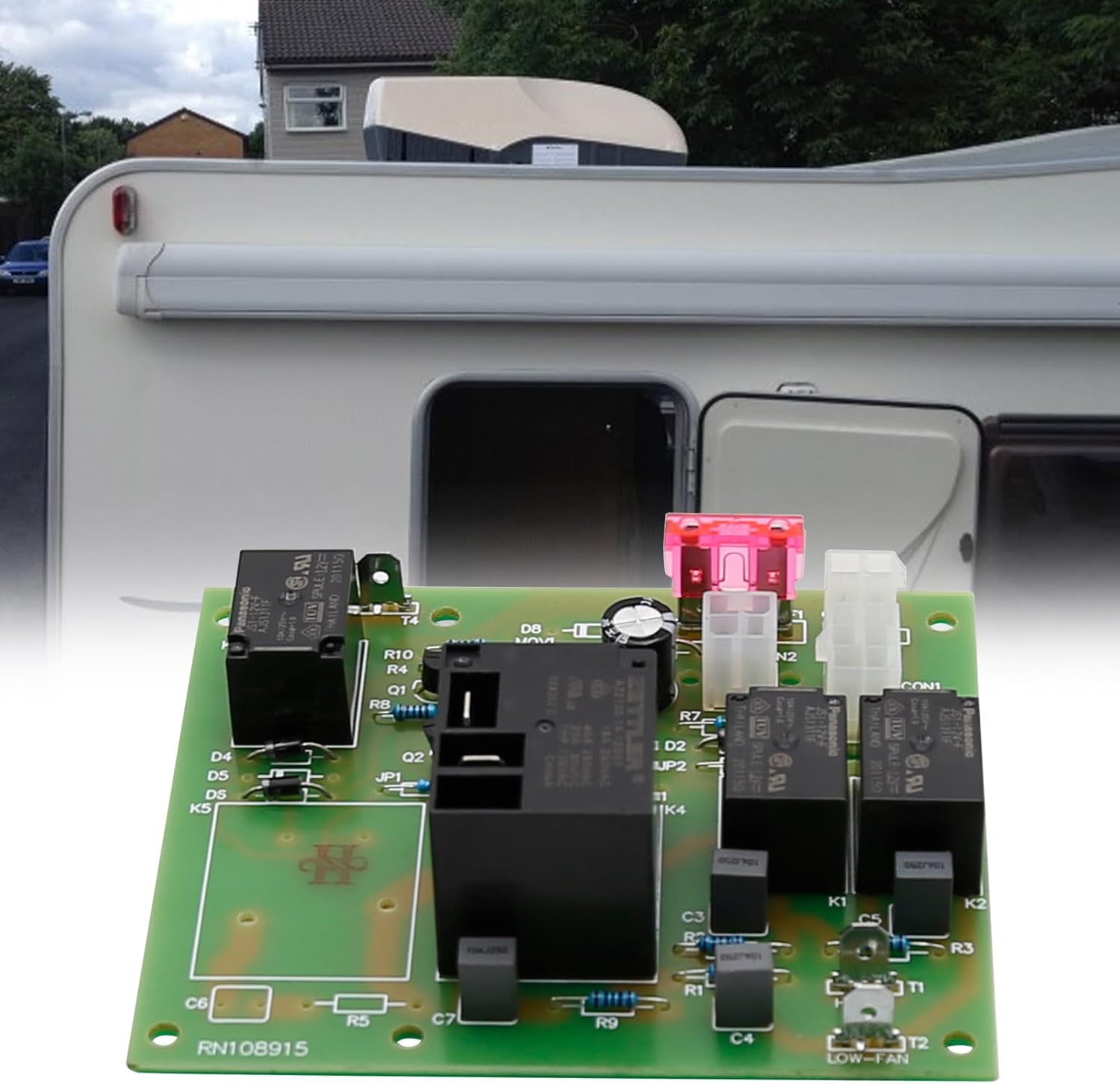 3106996022 RV Air Conditioner Relay Board Kit replacement for Dometic 3106997.004 3106997.020 3106997.012 Heat & Cool Analog Thermostat Control Circuit Relay Board Kit