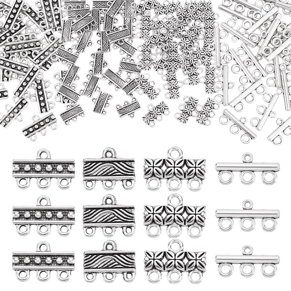 Fermoir collier superposé style tibétain PH PandaHall pour création bijoux
