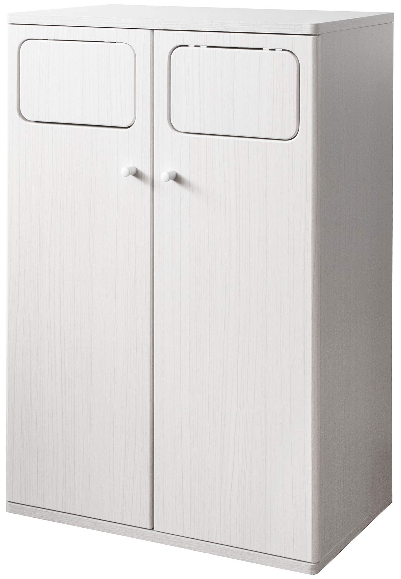 (2/13まで)木製ダブルプッシュ分別ダストボックス 45L×2 楽天市場】二連式 ゴミ箱 45L×2 木製 プッシュ扉【ごみ箱 分別
