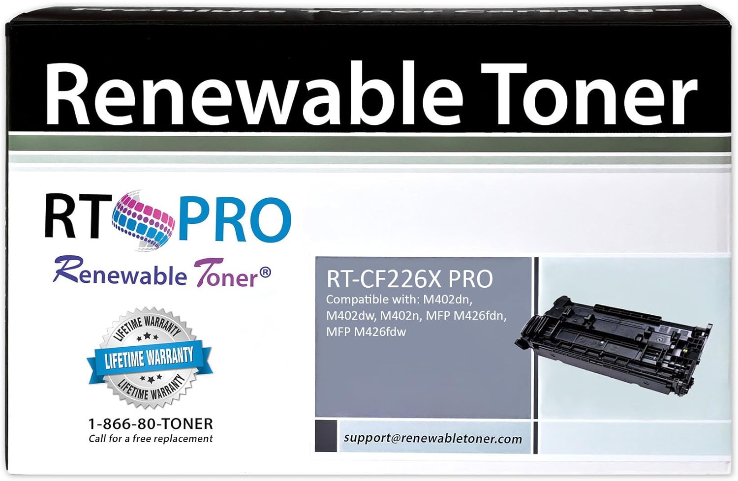 🛒 Flash Sale Renewable Toner Pro Compatible High Yield MICR Toner Cartridge Replacement for HP 26X CF226X Laser Printers M402d M402n M402dn M402dw M426dw M426fdn M426fdw MFP Crazy Clearance Renewable Toner Pro Compatible High Yield MICR Toner Cartridge Replacement for HP 26X CF226X Laser Printers M402d M402n M402dn M402dw M426dw M426fdn M426fdw MFP
