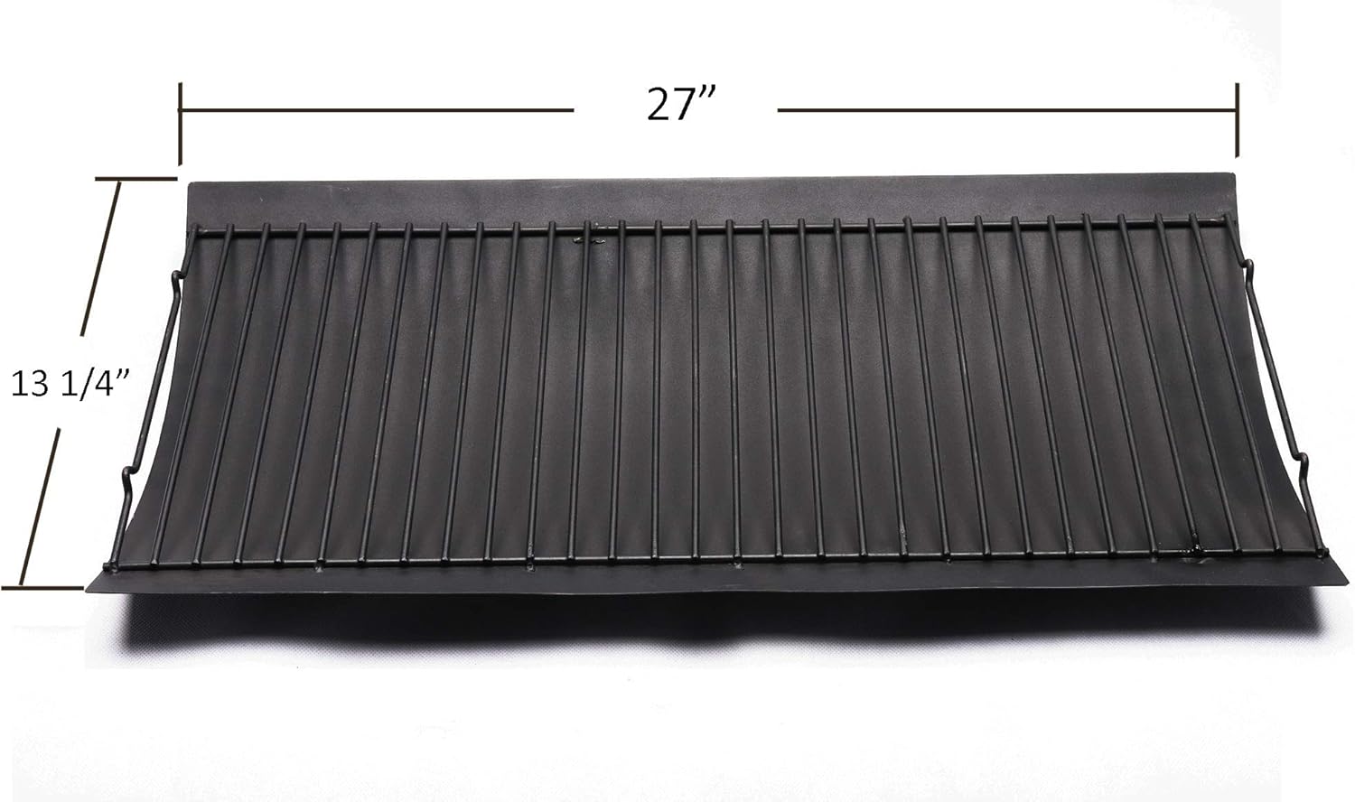 27" Ash Pan Heavy Duty Steel Miscellaneous Repair Part Replacement for Char Griller Charcoal Grills 1224, 1324, 2121, 2222, 2727, 2828, 2929, Charbroil 17302056