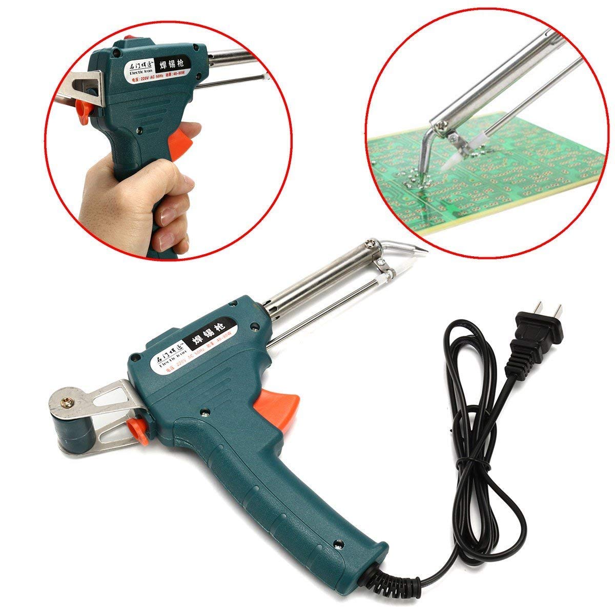 OSFT 60W Temperature Solder Gun Iron Auto Welding Electric Soldering
