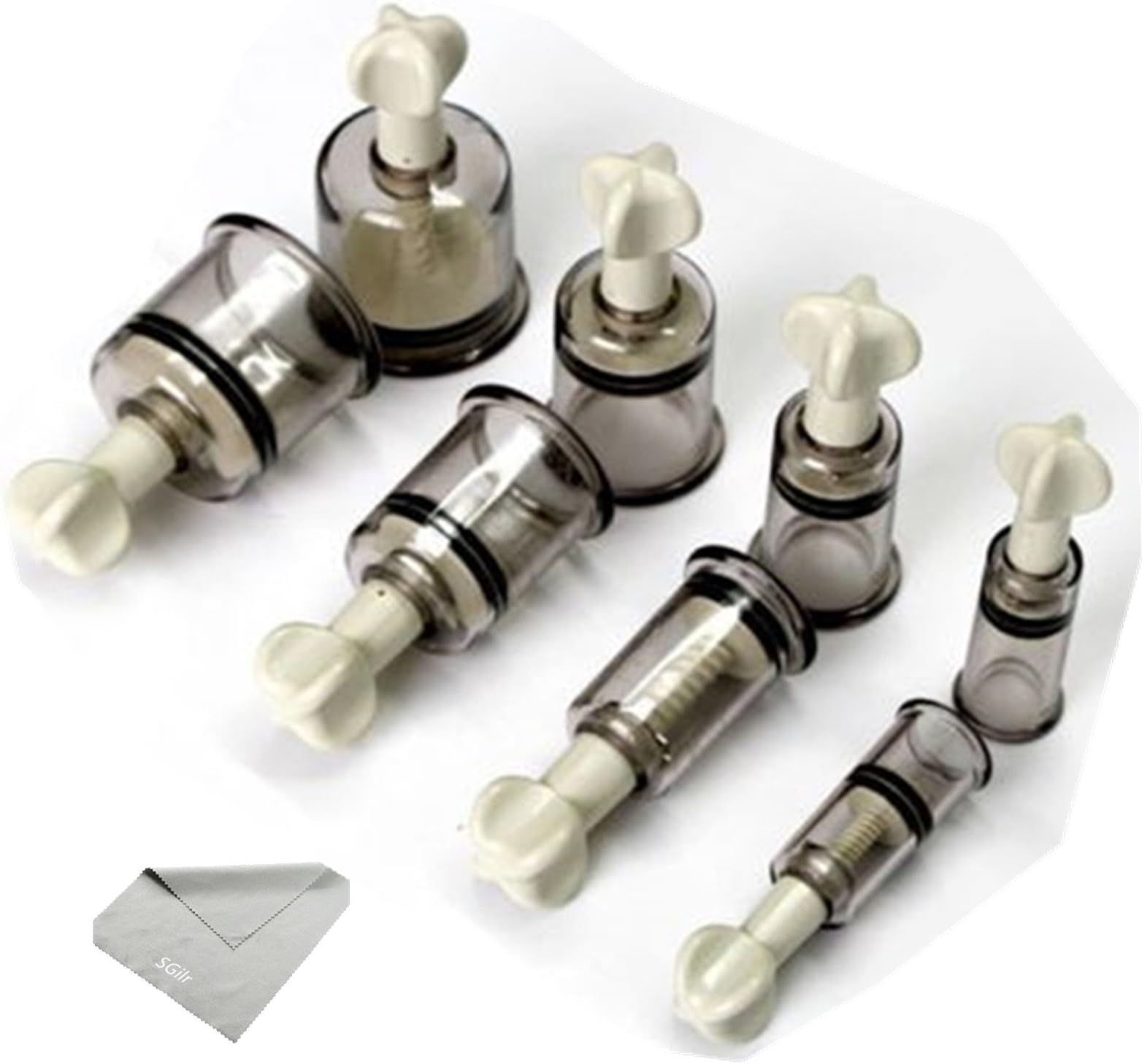 AnHua® 8-Cup Magnetic Twist Top Chinese Cupping Therapy Set