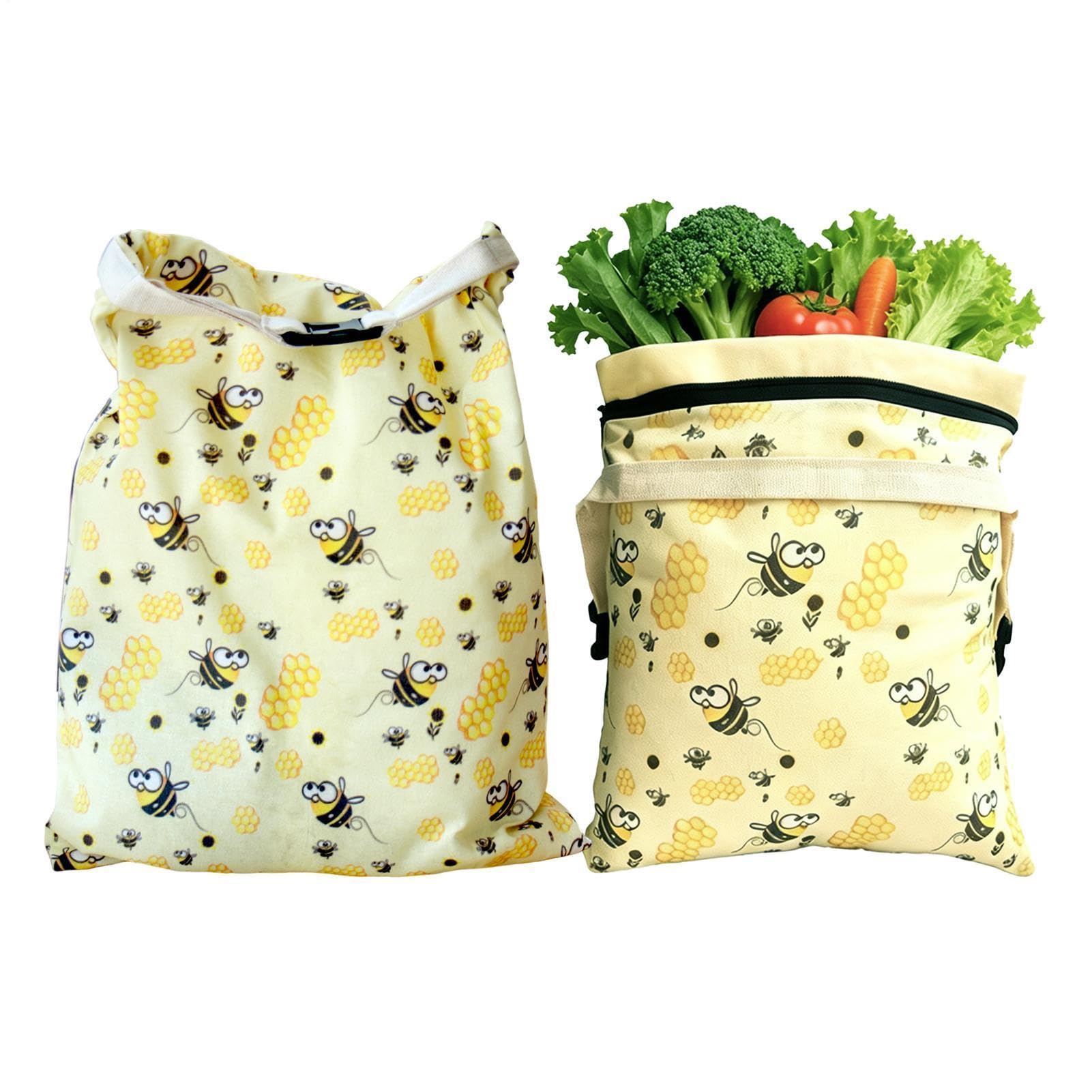 Sacchetti di d' per pane e alimenti, riutilizzabili | Sacchetti per il pane per cucina, congelatore, frigorifero, casa, vacanze