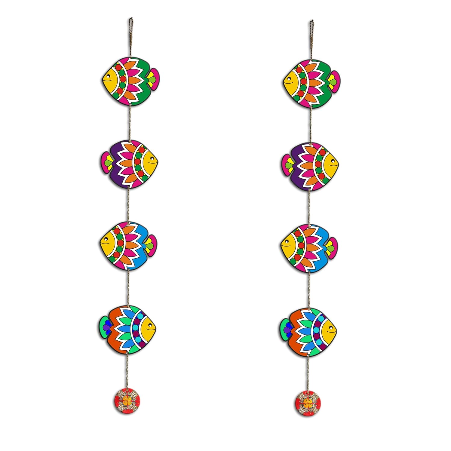Artvibes Colorful Fish Wall And Door Hanging for Home | Office | Living Room | Gift | Decorative Items For Home Wall | Front Door Hanging | Entry Wall Decoration Items (WH_5217N), Set of 2 Artvibes Colorful Fish Wall And Door Hanging for Home | Office | Living Room | Gift | Decorative Items For Home Wall | Front Door Hanging | Entry Wall Decoration Items (WH_5217N), Set of 2