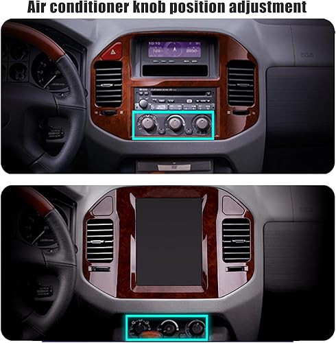 Miniatura 8 de Para Mitsubishi Pajero V60 V68 V73 2004-2011 Android Radio 9.7 pulgadas estilo Tesla IPS pantalla táctil estéreo para coche con Bluetooth 5.0 Mirror