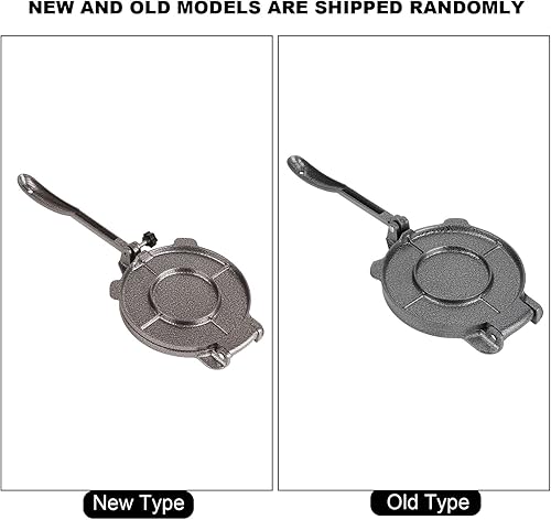 Miniatura 3 de Yosoo Máquina para hacer tortillas, 6.5 pulgadas, máquina de prensa de tortilla de hierro fundido, tortillas de maíz, herramientas de prensado de