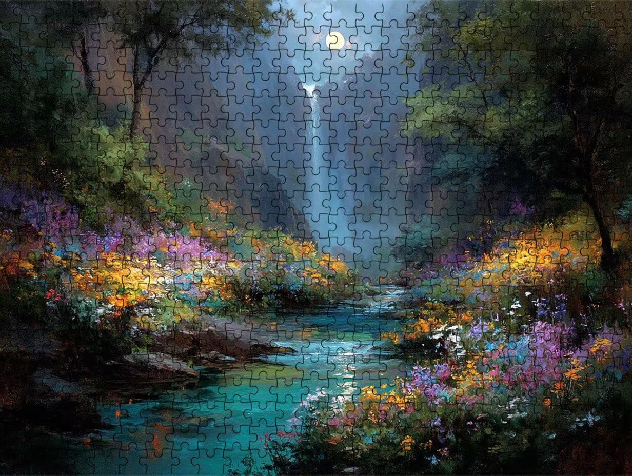 Puzzle 5000 elementów dla dorosłych, Falls, R2KH-706, puzzle dla dorosłych, wyzwania dla dorosłych