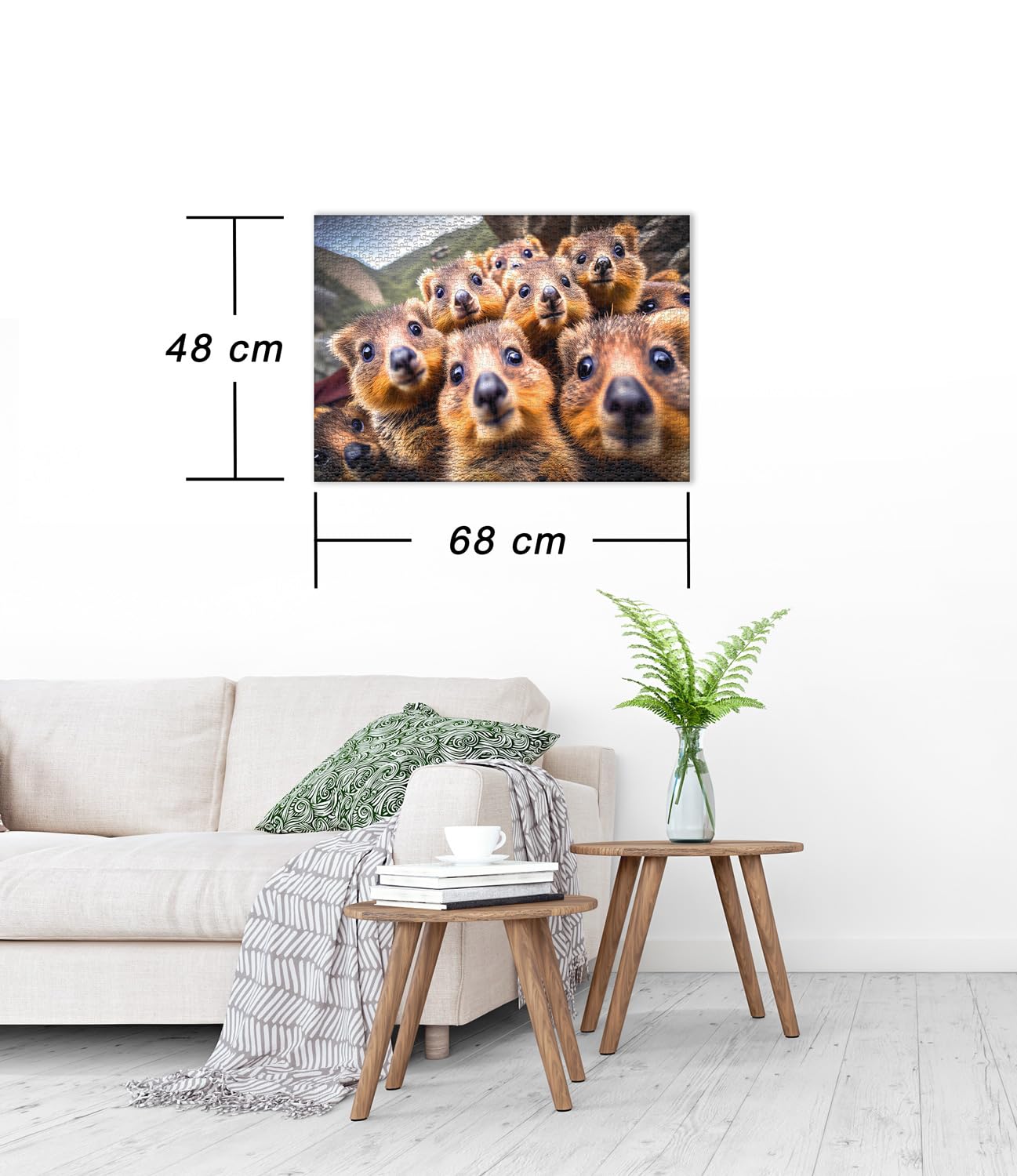 Ulmer Puzzleschmiede, Quokka puzzle ‘Gangs of Australia’, Original animal puzzle with 1000 pieces, the curious quokkas - Image 3