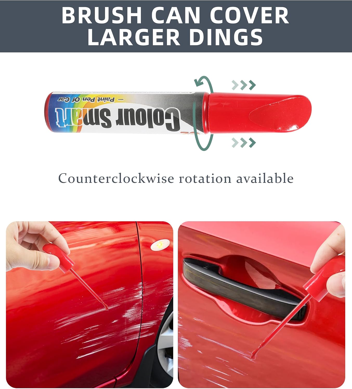 Touch Up Paint Pen for Cars,Car Scratch Repair Pen,Car Accessories Car Touch Up Fill Paint Pen,Car Remover Scratch Paint Pen,Automotive Touch Up Paint for Erase Car Scratches (Red)