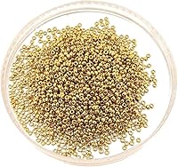 Vista 5 de Miyuki Cuentas redondas de semillas de Rocaille Tamaño 15/0 0.29 oz Duracoat Oro Galvanizado