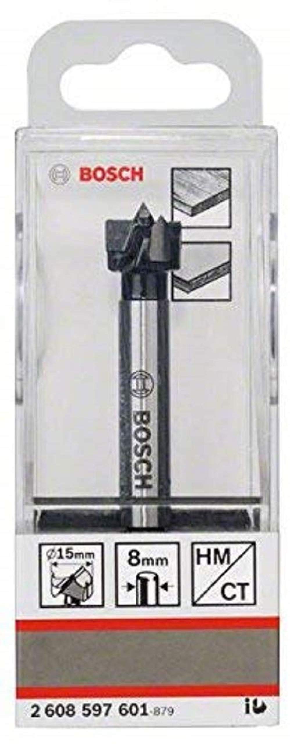 Bosch 1x EXPERT Laminated Wood Hinge Cutting Drill Bit (for Plastic coated boards, Solid wood furniture board, Ø 32,00 mm, Professional Accessory Standing Drill)