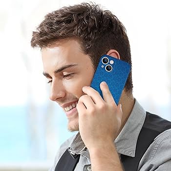 Apple iPhone13mini ブルー カバー付き Amazon.co.jp: iPhone 13 Miniケース ブルー 円形 水玉 iPhone