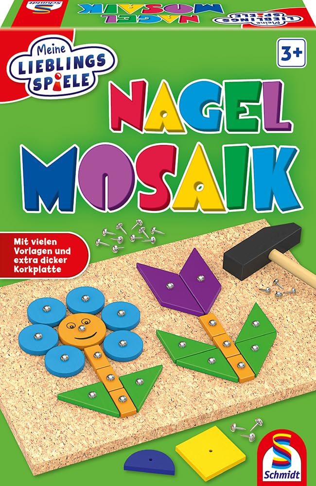 Schmidt - Mosaico a Chiodi Gioco per Bambini