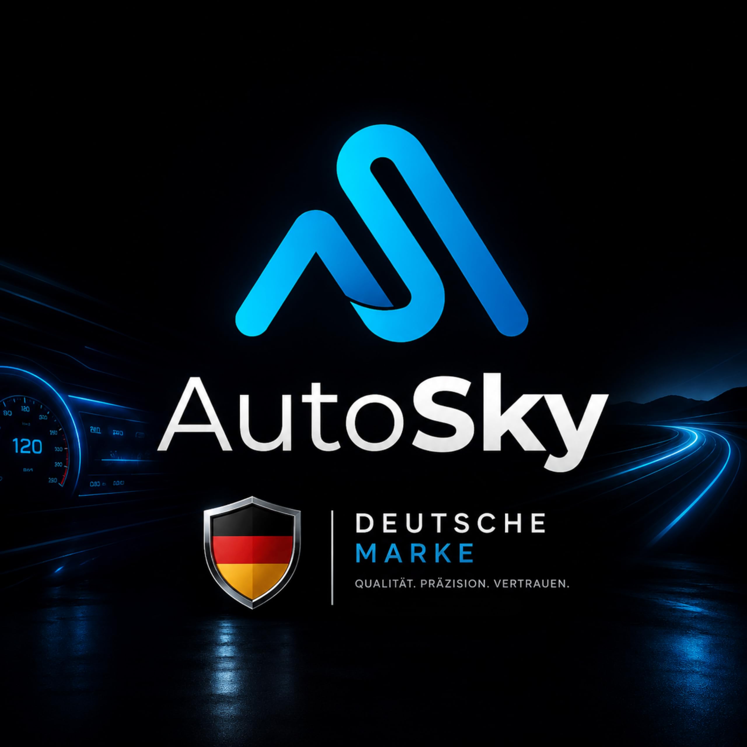 AutoSky 2K Dashcam Auto Kamera mit WLAN, G-Sensor, Loop-Aufnahme, Nachtsicht, 32GB SD-Karte, Weitwinkel Dash Cam fürs Auto