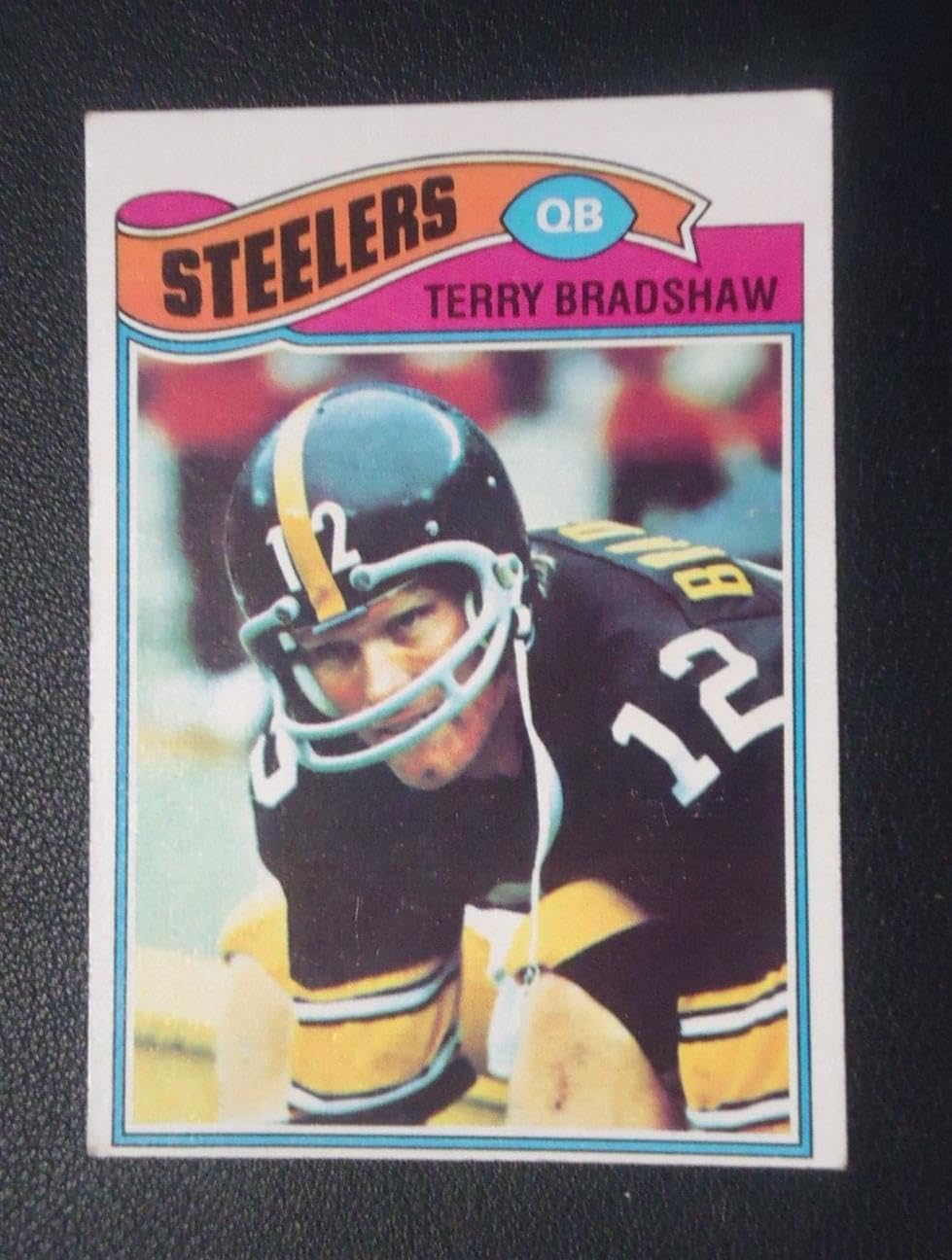 Terry Bradshaw 1977 TOPPS CARD #245 STEELERS - Unsigned Football Cards