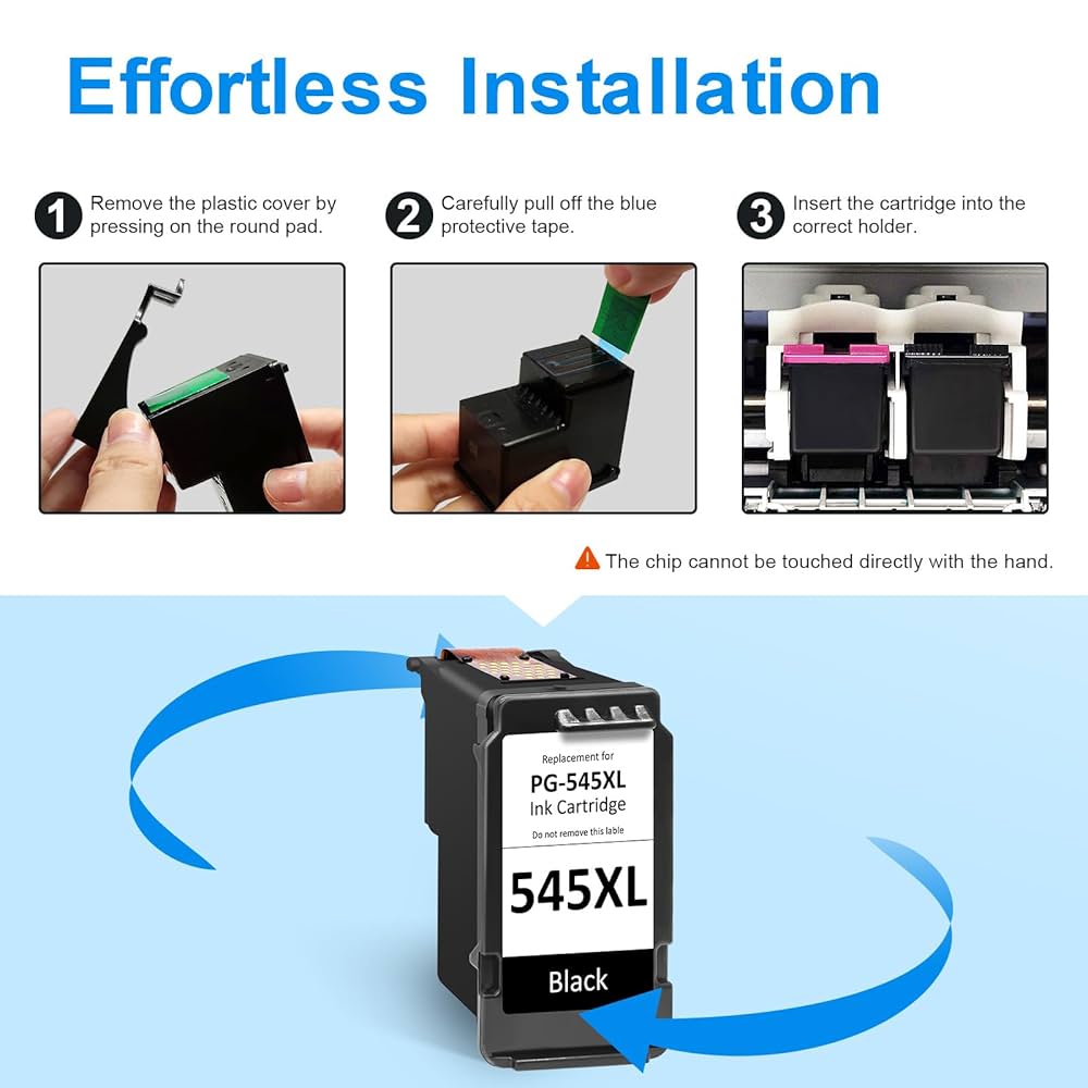 Befon Re Manufactured 545XL 546XL Ink Cartridge Replacement For Canon PG545 CL546 For Pixma Mg3050 2550