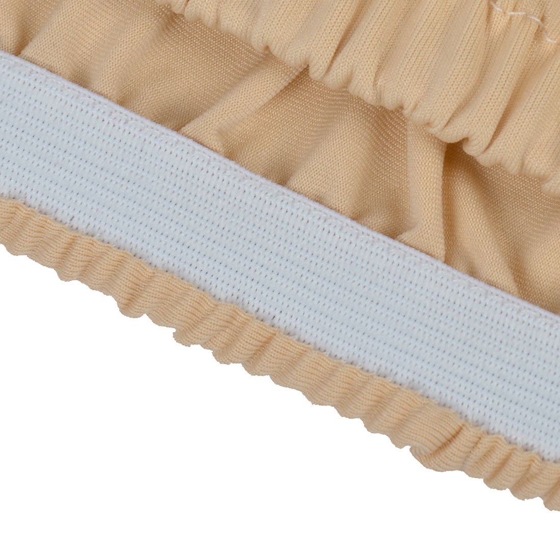 Ruilogod Bar Spandex Baring Banque Banquet Élastique Chaise Élastique Couverture de siège 4pcs Orange clair