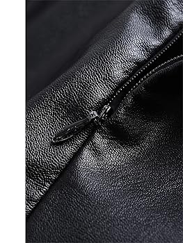 Amazon.com: Vogrtcc Autumn Winter PU Leather Skirt Women