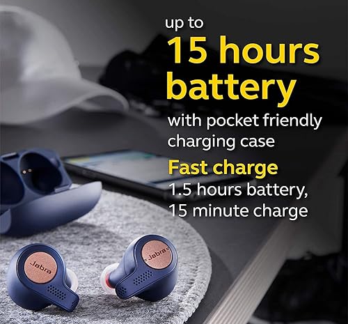 Miniatura 6 de Jabra Elite 65t Auriculares  Alexa incorporados, verdaderos auriculares inalámbricos con funda de carga, color negro cobre  Auriculares Bluetooth