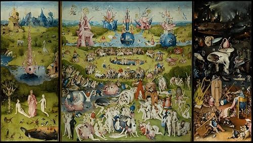 Póster laminado 42x24: Hieronymus Bosch - Bosch Hierónimo, Parte 1 El jardín de las delicias evangelios