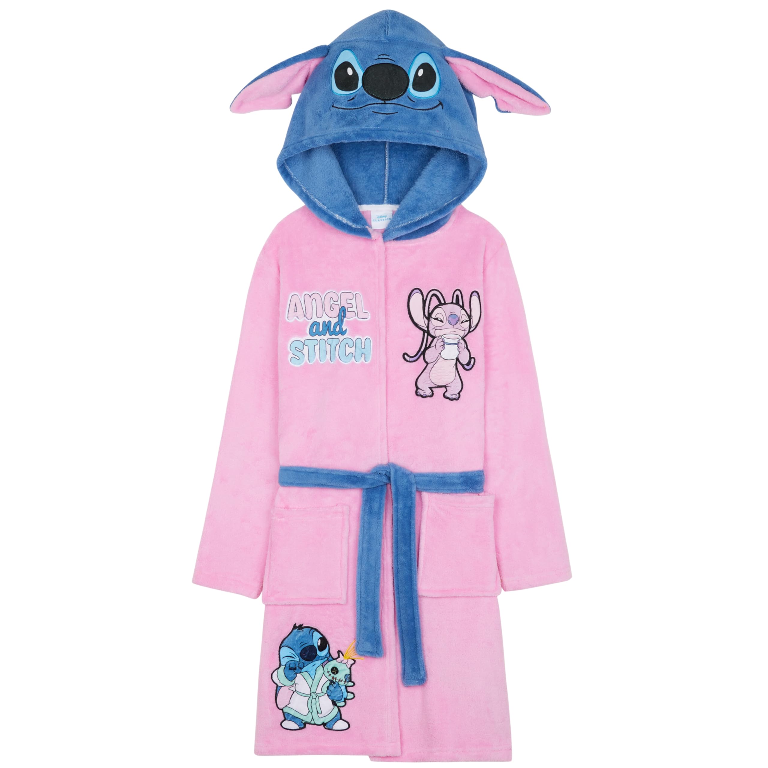 Get Trend Fleece Bathrobe for Girls, Teens, Dressing Gown, Soft Hooded Robe, Cozy Loungewear, Sleepwear Gifts for Girls