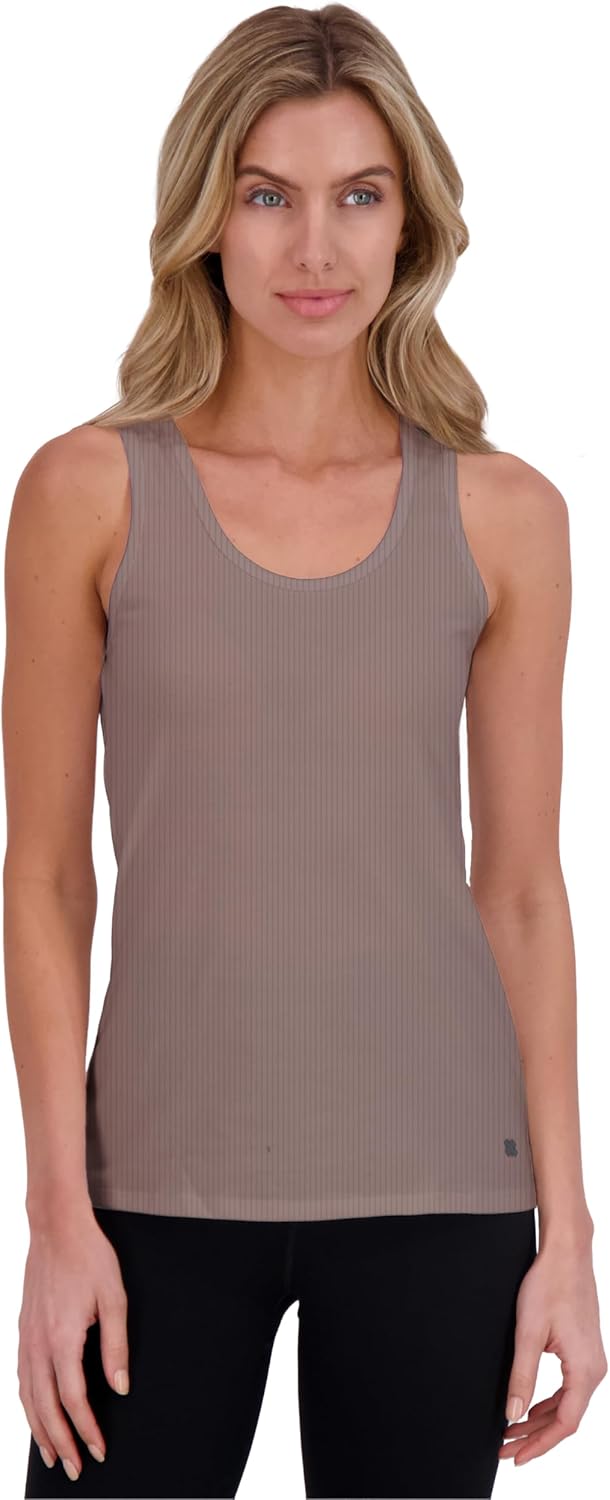Lucky Brand Women's Tank Top - 3 Pack Stretch Cotton Scoop Neck Ribbed Sleeveless T-Shirt, Camiseta sin Mangas para Mujer - Image 3