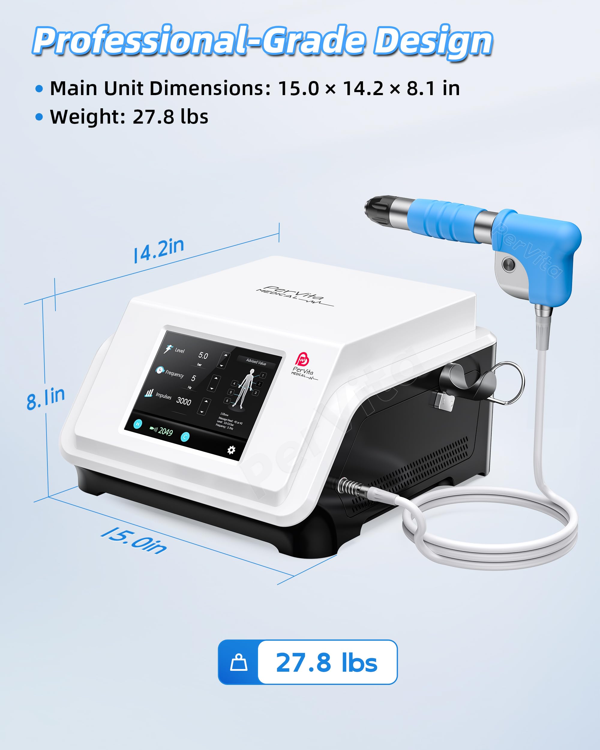 Amazon.com: PerVita Medical Extracorporeal Shock Wave Therapy ESWT