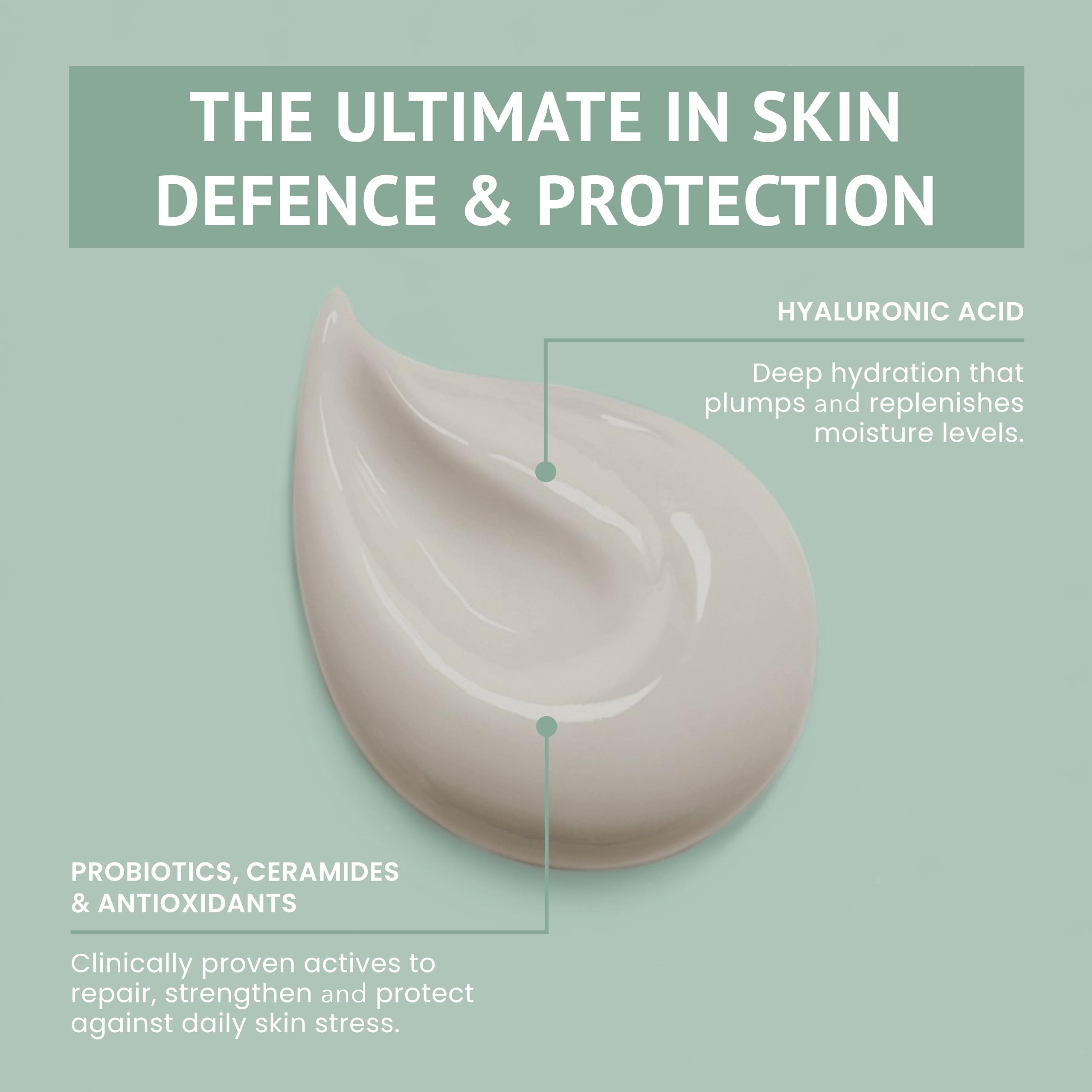 Keep It Simple Skin, Secret Agent Probiotic Defence Face Moisturiser, Hydrating Face Cream for Women Deep Hydration - Image 4