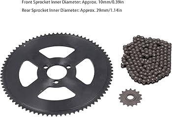 Amazon.co.jp: Yuecoom 25H チェーン スプロケット セット 15T