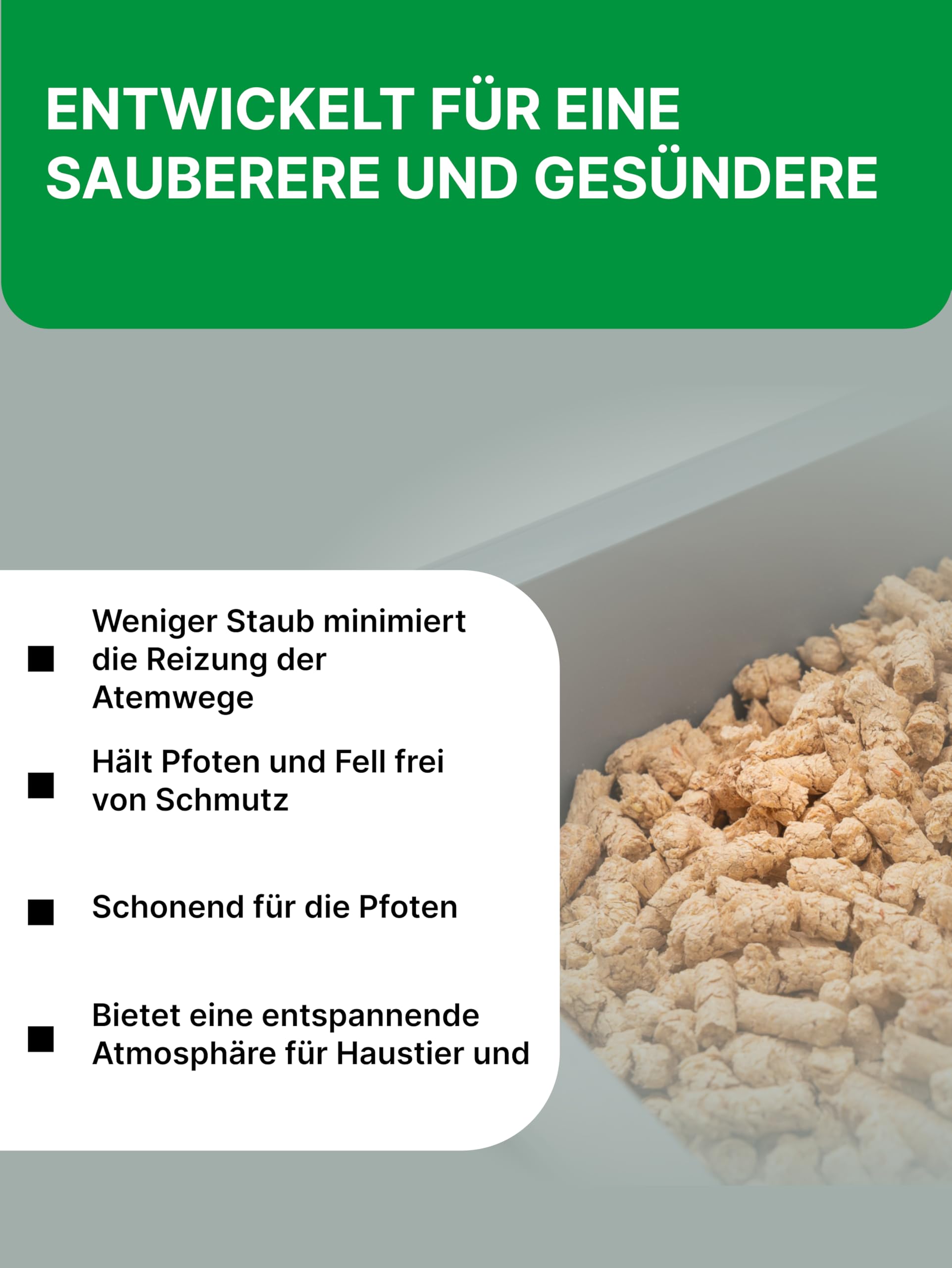 Klumpstreu | 100% Pflanzliche Katzenstreu Staubfrei | Katzenstreu Pellets mit Maximaler Saugfähigkeit | Holzstreu Zypresse (Bergwaldduft) | (4x7L)